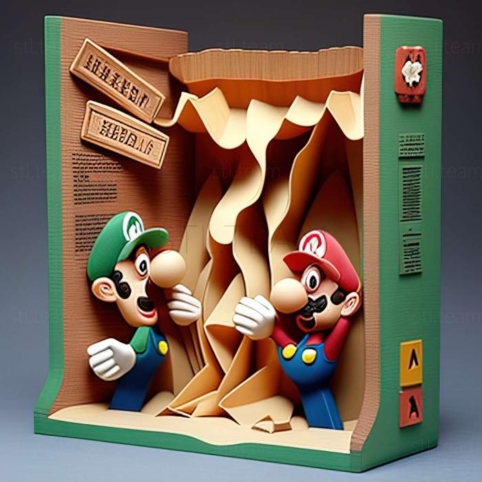 3D модель Гра Mario Luigi Paper Jam (STL)